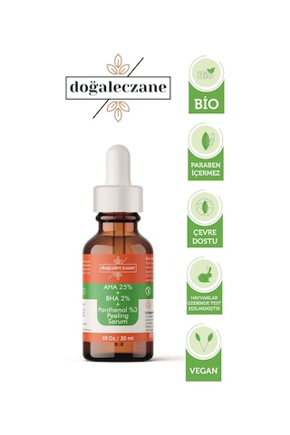 Doğal Eczane Leke Karşıtı ve Cilt Tonu Eşitleyici Peeling Serum 30 ML