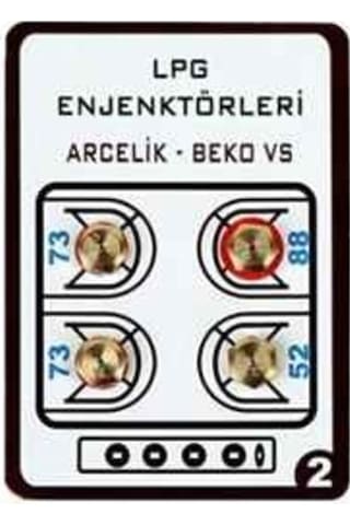 Lpg Ocak Memesi̇ Enjektör 4Lü Set Arçelik Beko Uyumlu - 212539122