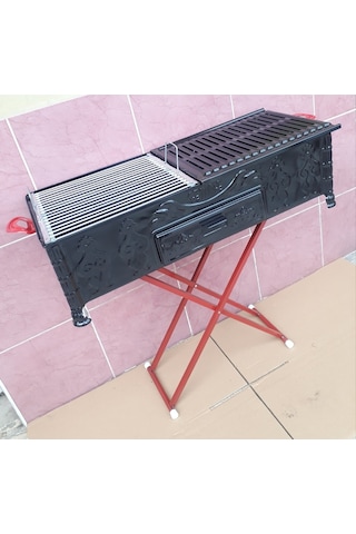 Cemre Katlanabilir Ayaklı Kömürlü Mangal 33 x 80 CM