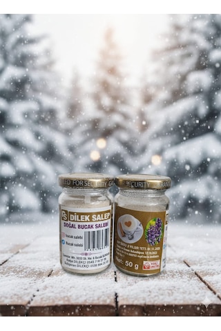 Meşhur Bucak Salebi,dilek Salep,salep 2x100g Kavanoz,saf Salep