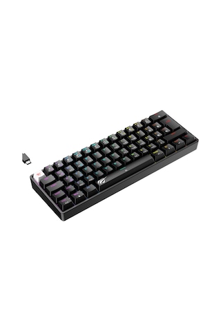 Havit Gamenote Kb920l Plus-tur Rgb Mekanik Oyuncu Klavyesi, 3 Modlu Bağlantı, 2.4g, Bt5.0, Kablolu