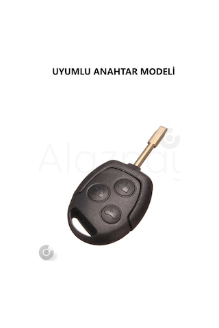 Ford Focus Transit Fiesta Modeo Fusion Ka Galaxy Mk Silikon Anahtar Kılıfı Siyah - 1 Adet