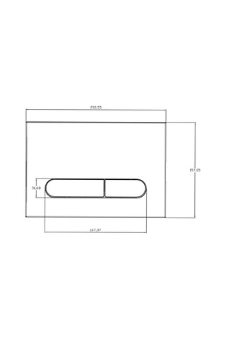 Isvea Sotti Kumanda Paneli Terracotta Pişmiş Toprak