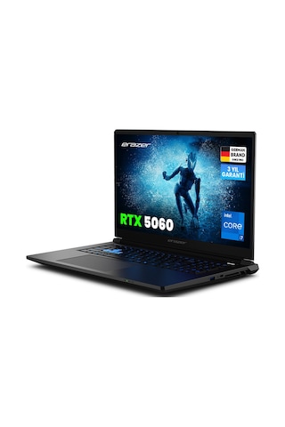 Erazer Defender 17 P1 MD62757 i7-13620H 16 GB 1 TB SSD RTX5060 17.3" Free Dos Dizüstü Bilgisayar