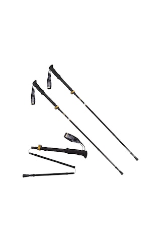 Evolite Runner Micro Quick-lock Trekking Batonu Siyah