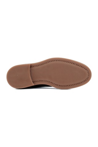 Tuna Hakiki Deri Casual Erkek Ayakkabı Bağcıklı Termo Taban - 23205 Kahverengi
