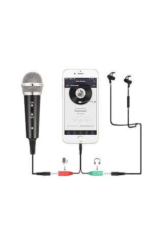 Dailytech Kareoke Kondenser Mikrofon Telefon ve Bilgisayar Uyumlu