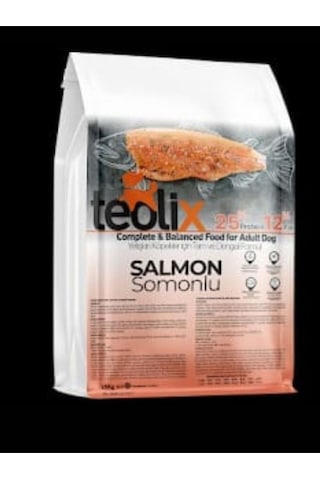 Teolix Somonlu Yetişkin Köpek Maması 15 Kg %25 Protein %12 Yağ