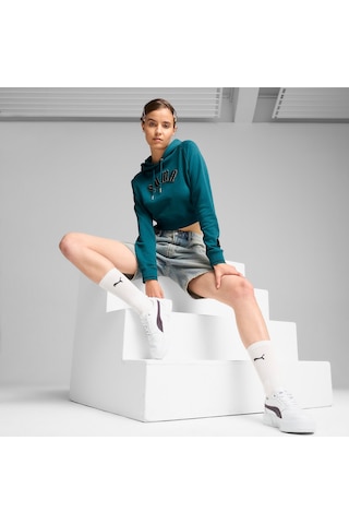 Puma Classics Relaxed Kadın Yeşil Sweatshirt627484