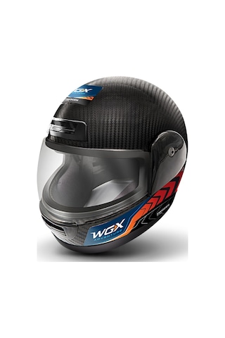 Wogen Fullface Motosiklet Kaskı Karbon Siyah