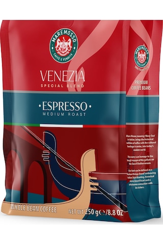 Espresso Venezia Blend 4x250 Gr. Çekirdek Veya Öğütülmüş Kahve Çekirdek Kahve