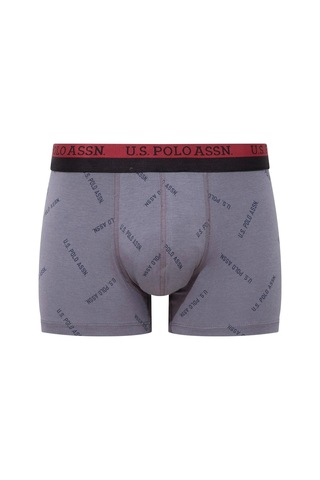 U.S. Polo Assn. U.s. Polo Assn. 80522 Erkek Baskılı-bordo-siyah Modal 3 Lü Boxer