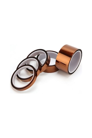 Springsun 2 Adet 100ft Polyimide Çoklu Genişlik Isıya Dayanıklı Bant