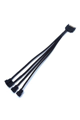 Sata Fan Power Kablosu 4 Port Y Pin Pwm Çoklayıcı Fan Kablosu