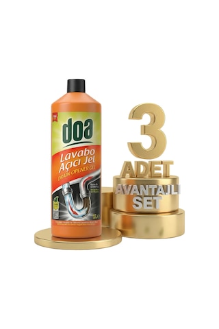 Doa Lavabo Açıcı Jel 3x1000 Ml