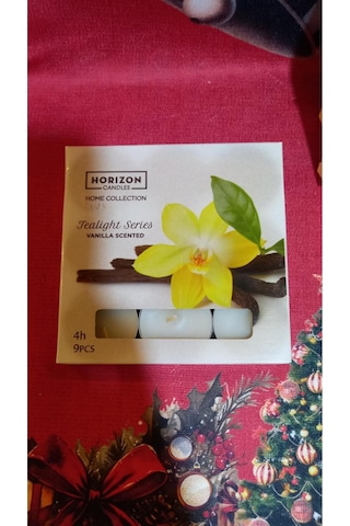 Mum Tealıght 9 Lu Kokulu Vanilya