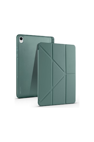 Galaxy Tab S11 Kılıf Zore Tri Folding Kalem Bölmeli Standlı Kılıf Kapaklı Kılıf