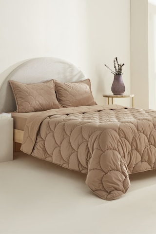Karaca Home Cowrie Çift Kişilik Luxury Comfort Set Bej