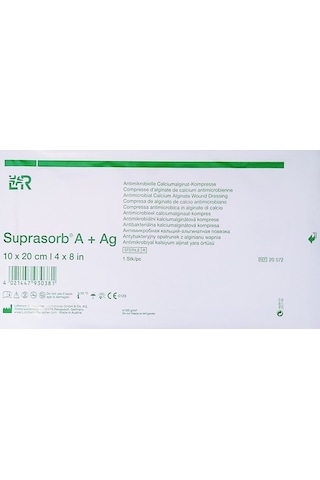 LR Suprasorb 20572 A+Ag Antimikrobiyal Kalsiyum Aljinat Yara Örtüsü