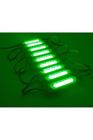 Ledwell Cob Ledli Mercekli Modül Led Yeşil - 5Adet