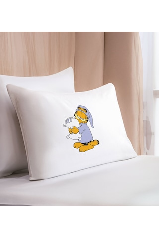 Bk Gift Eğlenceli Kedi Tasarımlı Pamuklu Yastık Kılıfı-7 50x70cm , Sevgiliye , Ev si, Tasarım Ev Tekstili