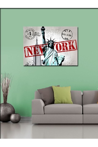 Kanvas Tablo New York Ve Özgürlük Heykeli