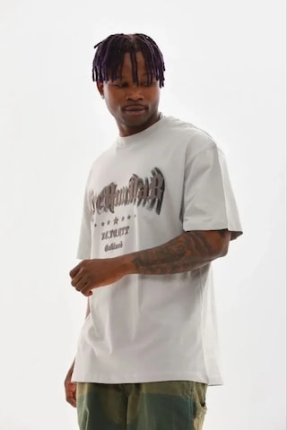 Modi Erkek Baskılı T-shirt Kısa Kol Bisiklet Yaka Regular Fit Rahat Kalıp Günlük Tişört - Gri - Mymg185499