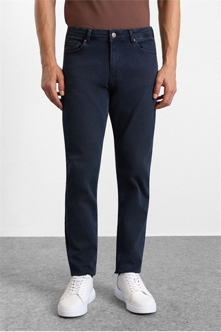 Süvari Petrol Mavi Slim Normal Bel Denim Pantolon Sdn2016600014-pet1