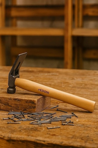 Edoni Mini Sandıkçı Keseri, Saplı, 26 Cm, Ahşap Saplı, Kalın Uçlu, Döküm Başlıklı, Ergonomik Tasarımlı, Dayanıklı El Aleti, Marangozluk Ve İnşaat İçin