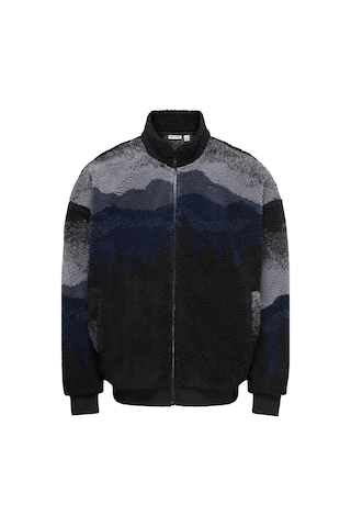 Only & Sons Onsadam Life Erkek Oversize Sherpa Bomber Sweatshirt Peluş Günlük Rahat Lacivert