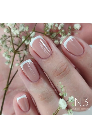 Patrisa Nail Color Base Coat Rubber Dream Pink N3 8 ML
