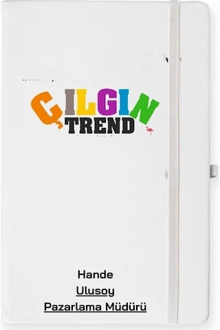 İsim Ve Kurumsal Logo Unvan Yazılı Baskılı Defter 001