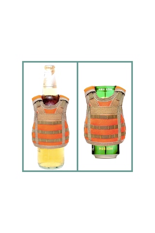Omeniv Termos Şişe İçki Bira Matara Kılıfı Yelek Ayarlanabilir