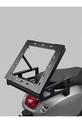 Moto Gusto Santa 125 Kurye Çanta Demiri Damperli Mat Siyah