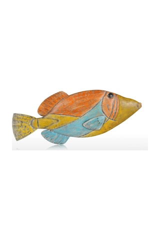 Kangvka Demir Deniz Balık Duvar Dekorasyonu - Canlı 3d Görünüm - Çevre Dost Boya - Oturma Odası Dekoru