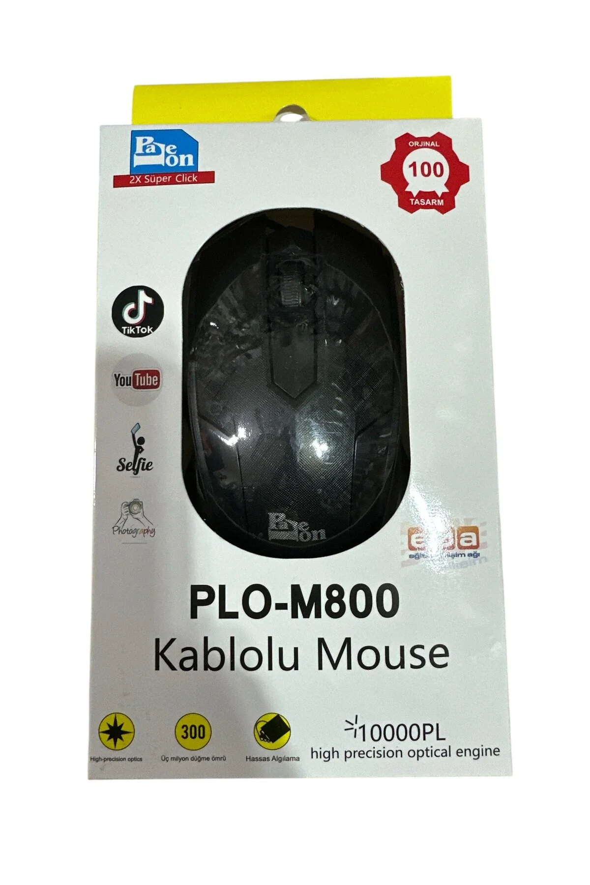 2x Süper Click 10000 Dpı Kablolu Usb Gaming Mouse Hassas Algılama 000102
