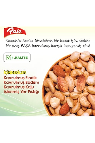 Paşa Kuruyemiş Kavrulmuş Karışık Kuruyemiş Teneke Kutu 150 G