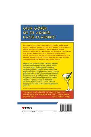 Şampiyonların Kahvaltısı Ya Da Elveda Dertli Pazartesi! - Kurt Vonnegut - Can Yayınları