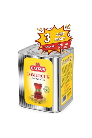 Tomurcuk Kokulu Dökme Çay 125 Gr. Üçlü Paket