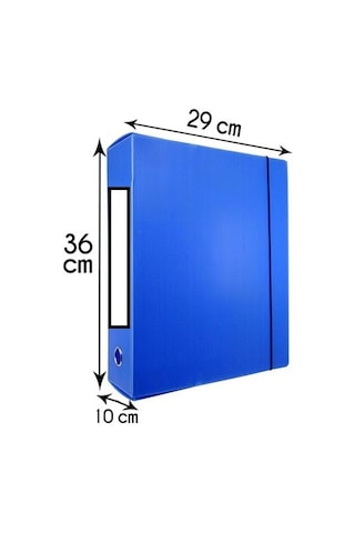 Saraoğlu Arşiv ve Proje Kutusu 29 x 36 x 10 CM Mavi 25 Adet