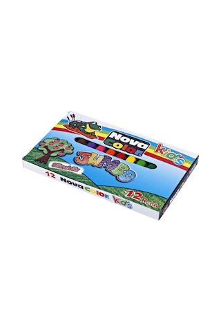 Nova Color 12 Renk Jumbo Mum Boya