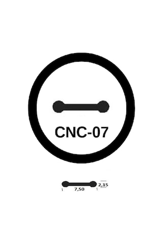 Contacall Cnc Kızak Fitili Cnc Sıyırıcı Contası 5 Metre Siyah