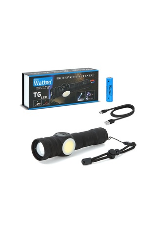 Özel Seri Aydınlatma Arama Işığı Mini Fener Şarjlı Kamp Lambası Ve El Feneri Çok Renkli