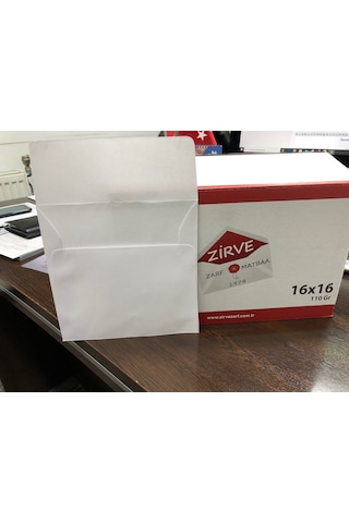 Davetiye Zarfları 16X16 110 Gam 1.Hamur Buklet 500 Adet