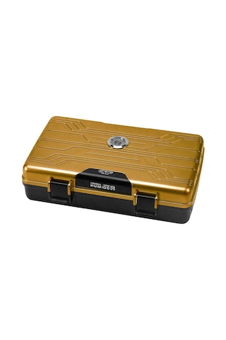 Jifeng Seyahat Tipi Puro Kutusu Humidor Gold 10cigar