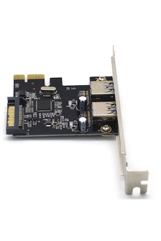 Pcı Express 1x Pcı-e To 2 Port Usb 3.0 + Sata Kart Çoklayıcı