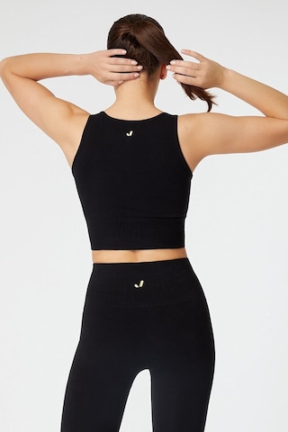 Jerf Luz Sıkılaştırıcı & Kaplı Spor Sütyeni Siyah