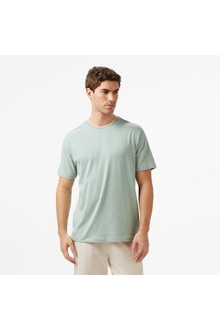 Nautica Erkek Yeşil Regular Fit T-shirt Düz V65317t Yeşil