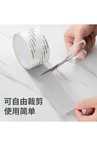 Besthome1 Ev Pencere Musluğu Onarımcı - Siyah, Zararsız Haşere Bariyer, Delik Kapama, Görünmez Yama, Kolay Uygulama, Dayanıklı