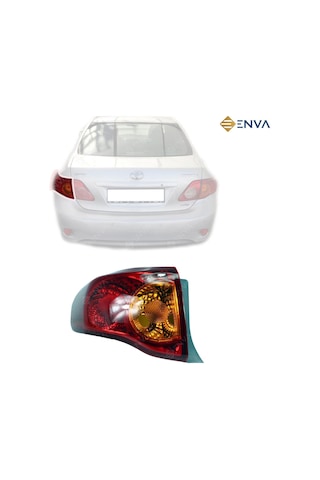 Toyota Corolla Uyumlu Sol Arka Taraf Stop Lambası 2007-2010 Dış